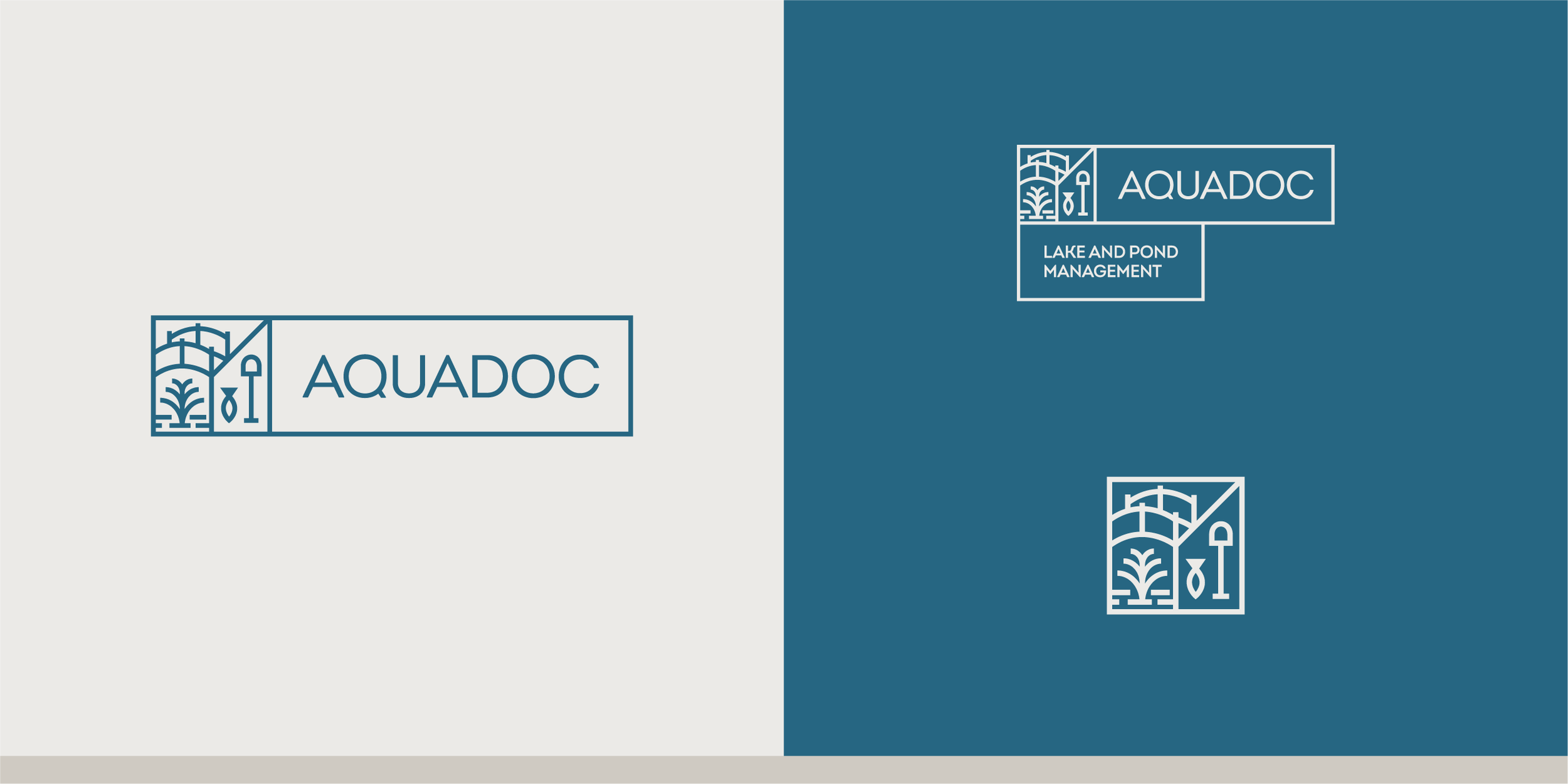 AquaDoc — logo lockup