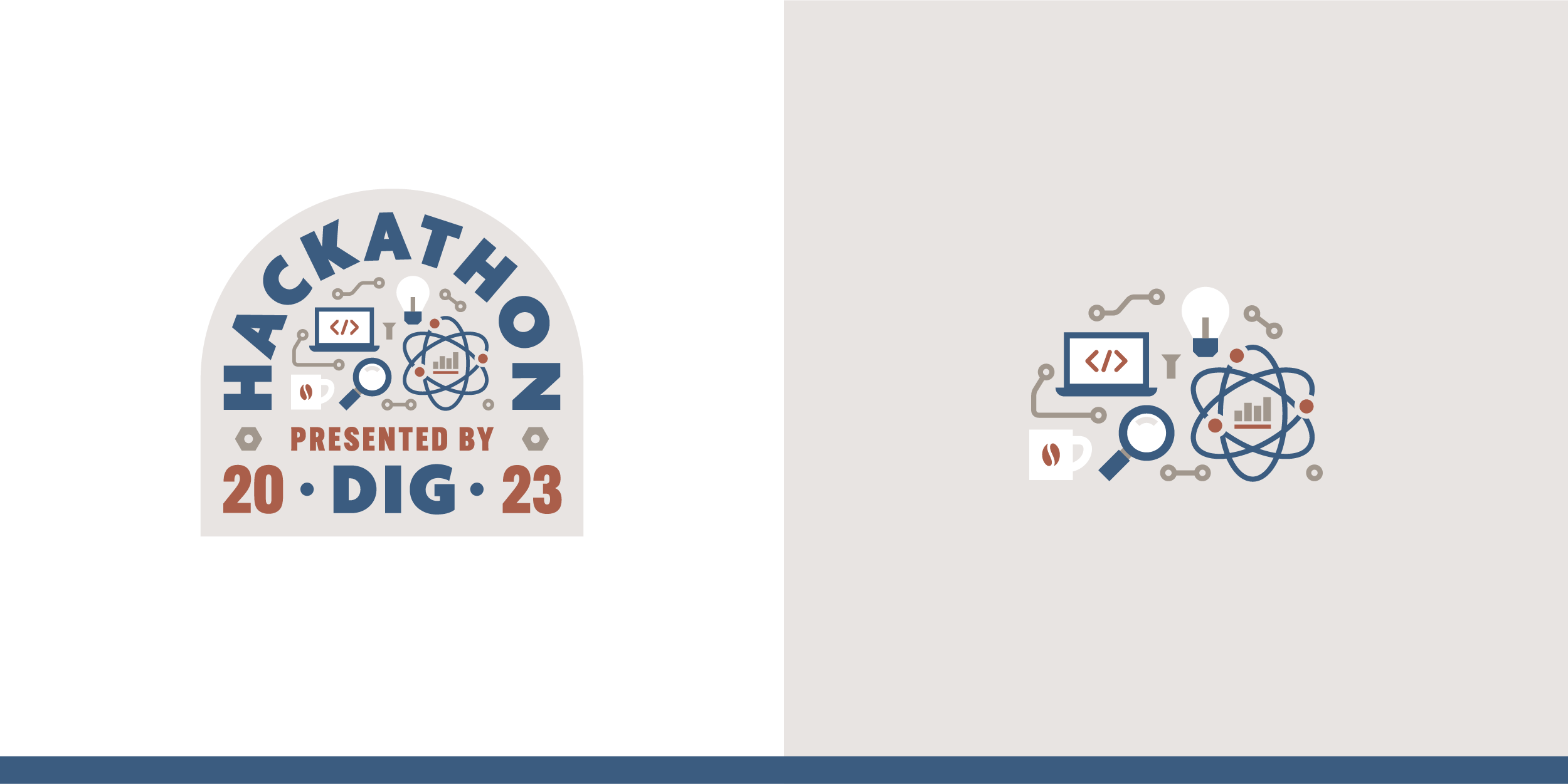 Hackathon 2023 — logo lockup