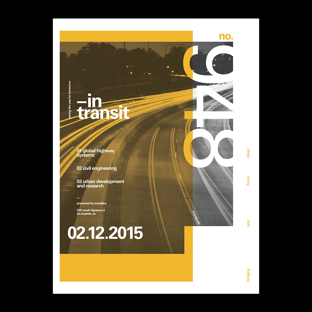 Experimental typography poster 01