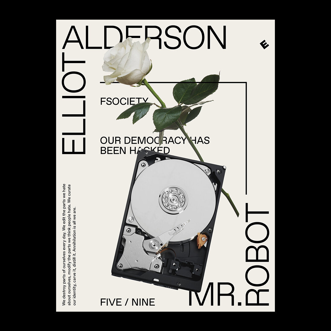 Experimental typography poster 08