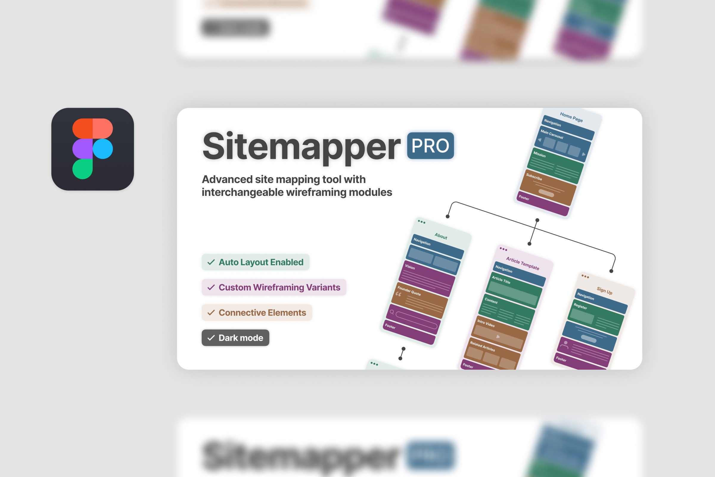 Sitemapper Pro — Figma community site mapping tool