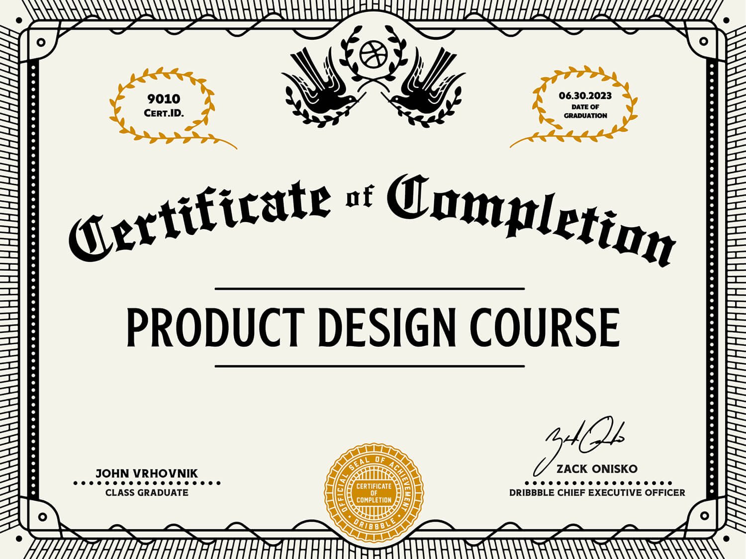 Fetchmate — course certificate