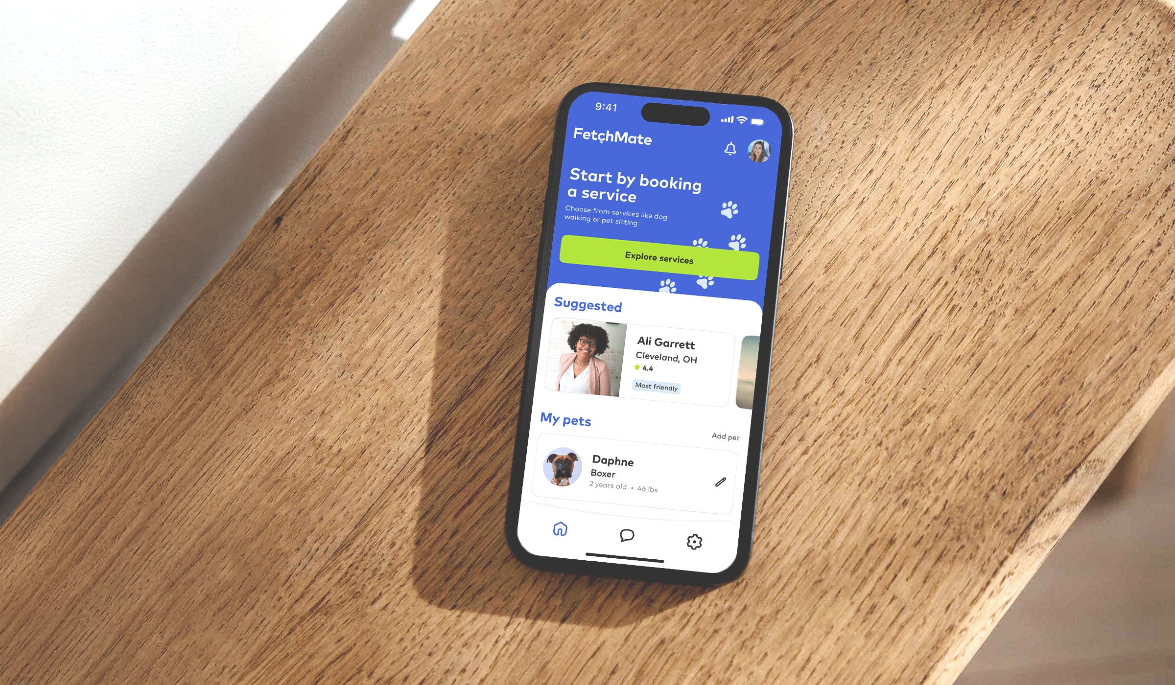 FetchMate — Mobile app connecting pet owners with veterinarians