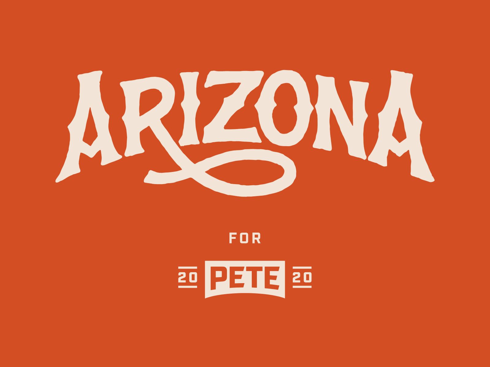 Pete for America — Arizona placard