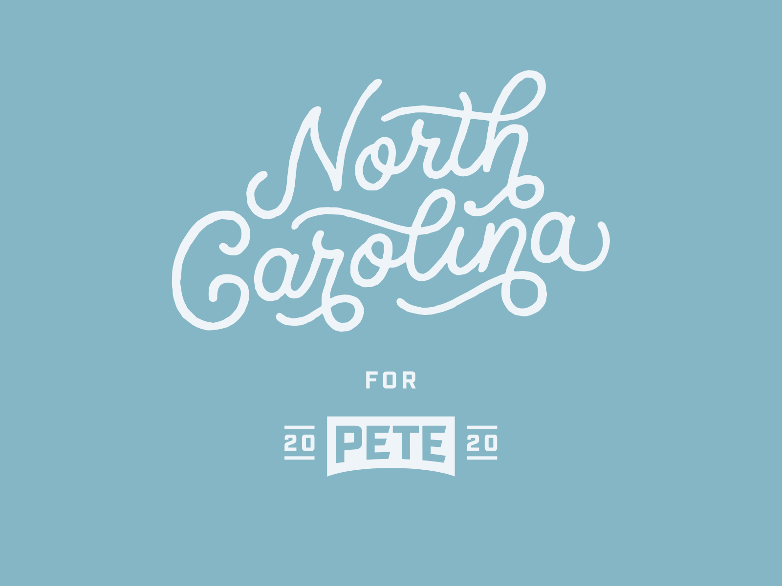 Pete for America — North Carolina placard