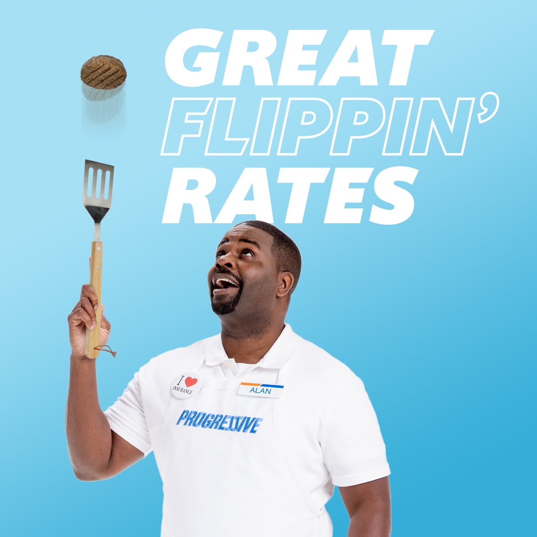 Progressive — Facebook ad, Alan grilling