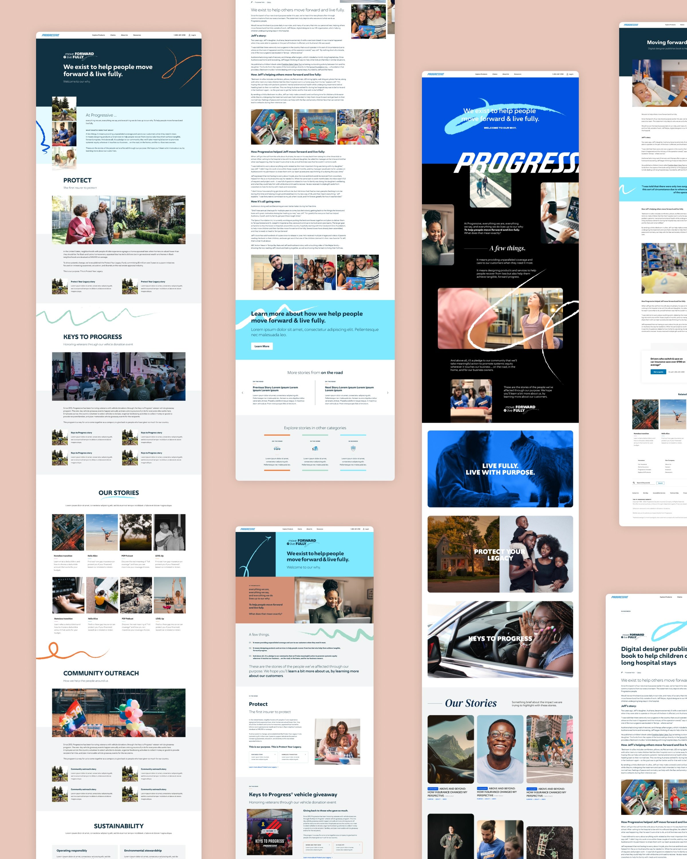 Progressive Purpose — design iteration