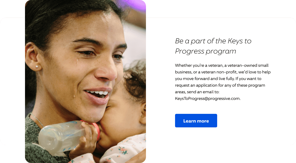 Progressive Purpose UI kit — call to action 1